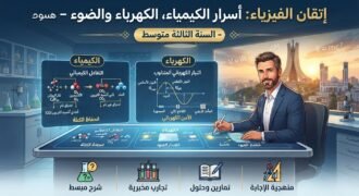 إتقان الفيزياء: أسرار الكيمياء، الكهرباء والضوء – السنة الثالثة متوسط