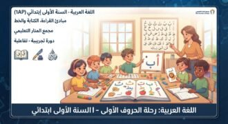 دورة تجريبية لمادة اللّغة العربية – السنة الأولى ابتدائي (1AP)